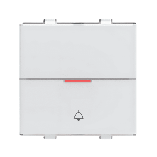 Anchor Penta Flat Bell Push with Indicator, 2Module - 65166