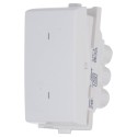 Anchor Penta 6A, 2 Way Modular Switch - White - 65002