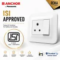 Anchor Roma Urban 10A Switch , 1M - White (66101)