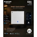 Anchor Roma Urban Smart Touch Switch 16A 1Channel - White, Fits in Anchor Roma Urban Plates Only, Compatible with Alexa, Google Assistant & Siri Anchor Roma Urban Smart Touch Switch 16A 1Channel - White, Fits in Anchor Roma Urban Plates Only, Compatible with Alexa, Google Assistant & Siri