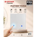 Anchor Roma Urban Smart Touch Switch 5A 2Channel - White, , Fits in Anchor Roma Urban Plates Only, Compatible with Alexa, Google Assistant & Siri Anchor Roma Urban Smart Touch Switch 5A 2Channel - White, , Fits in Anchor Roma Urban Plates Only, Compatible with Alexa, Google Assistant & Siri