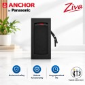 Anchor Ziva 16A Switch With Indicator 1M| Black| 68077B