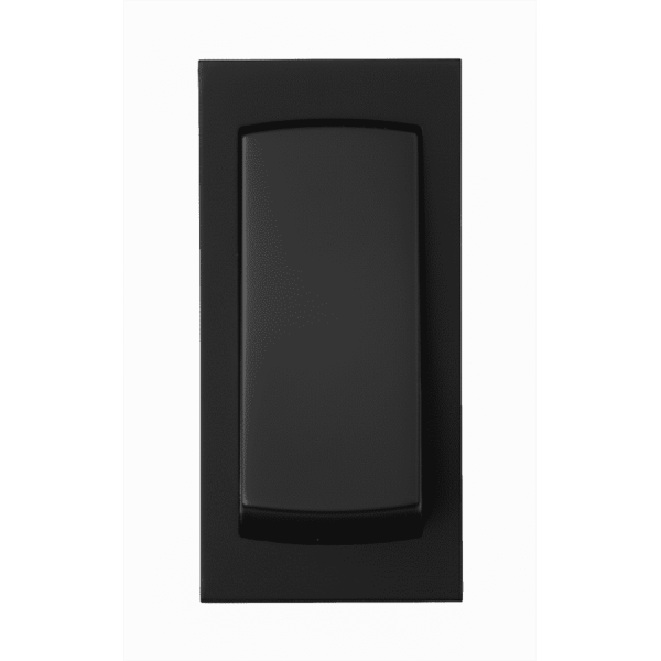 Anchor Ziva 16A Switch, 1 Module - Black
