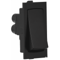 Anchor Ziva 16A Switch, 1 Module - Black, 68007B