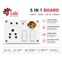 6 A SS Combined Box 5 in 1 Switch Board 6 A SS Combined Box 5 in 1 Switch Board