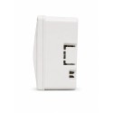 16A Double Switch Socket Combined Box with Indicator