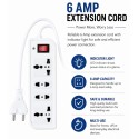 6A Extension Board 4in1 With Indicator 6A Extension Board 4in1 With Indicator