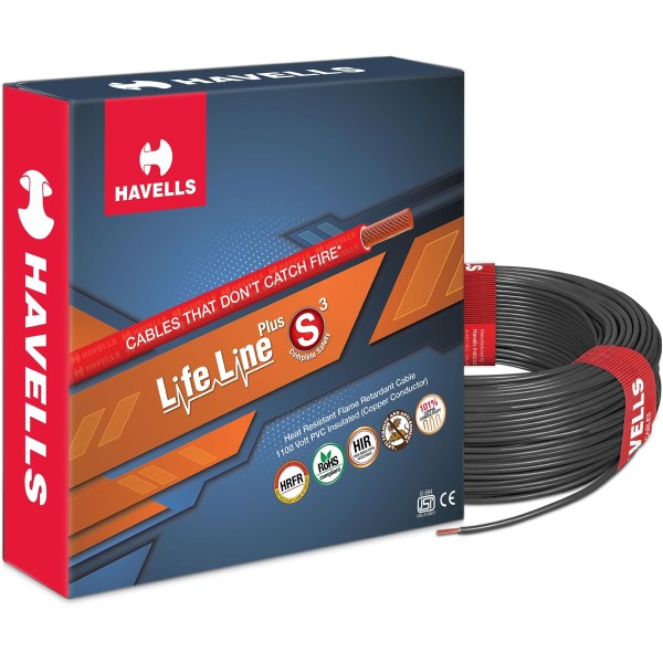 Havells  Lifeline single Core housing copper Wire  - 2.5 mm