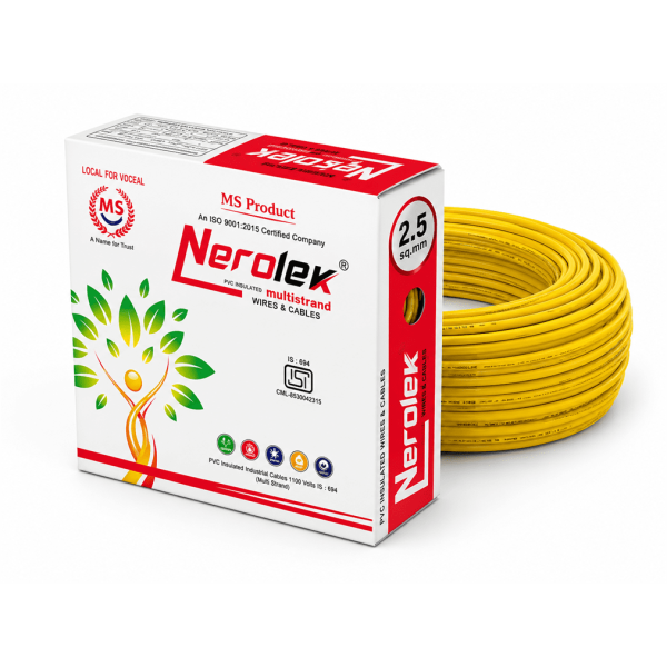 Nerolek Single Core 2.5 mm Housing Wire, 90m Copper Wire