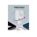 Wall Mounted AC Socket Charger with Dual USB & Mobile Stand | Universal Plug