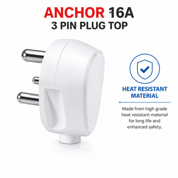 Anchor 16A 3 Pin PlugTop