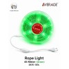 Average 45/M Roll 2835-120LED Rope Light |Green