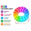 Average 48LED 12M Rope Light RGB Colour