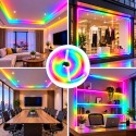 MITJ Neon Running Rope Light RGB 10M| 2835-96L MITJ Neon Running Rope Light RGB 10M| 2835-96L