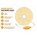 V5 50M 2835-240LED Warm White Rope Light