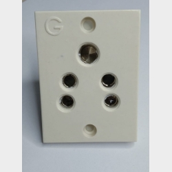 5 pin Socket , 6 AMP  | 6 Amp multipin socket for electric fitting in home and office 